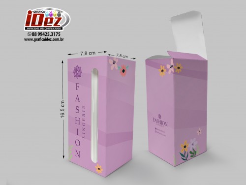 Caixa 7,8x16,5x7,8cm (Medidas plana 33x31cm) - Matriz IDEZ331