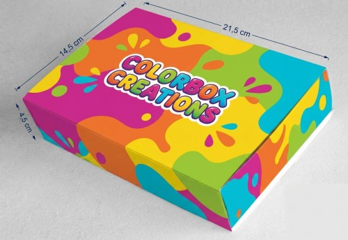 Caixa 21,5x14,5x4,5cm (Medidas plana 62,5x36cm) - Matriz IDEZ373