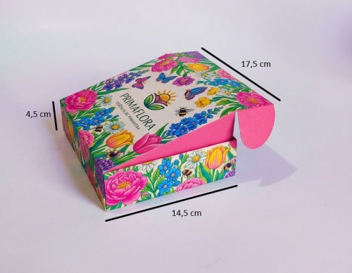Caixa 17,5x14,5x4,5cm (Medidas plana 42,5x32cm) - Matriz IDEZ115