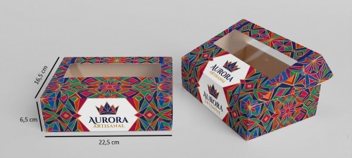 Caixa 22,5x16,5x6,5cm (Medidas plana 52,5x43,5cm) - Matriz IDEZ344