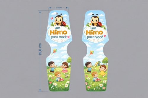Brinco 4,5x15cm (Medidas plana 5x15cm) - Matriz IDEZ300