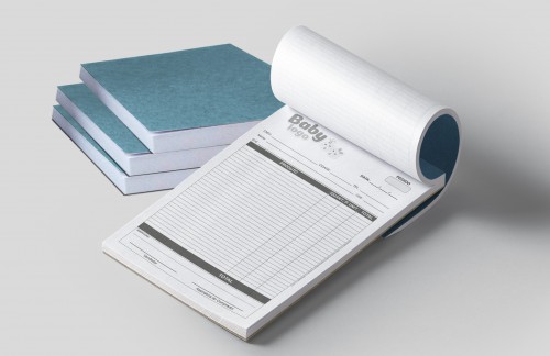 Bloco A4, 50X2 VIAS, UMA COR