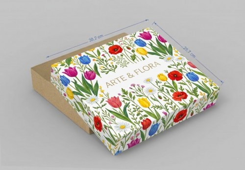 Caixa 38,2x28,7x4cm (Medidas plana 46,2x36,7cm) - Matriz IDEZ181