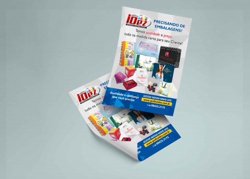 Panfleto COLORIDO 15x21cm só frente