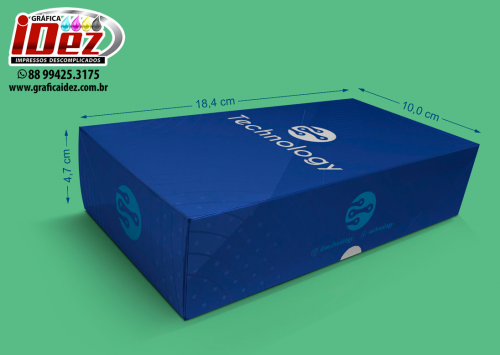 Caixa Smartphone 10x18,4x4,7cm (Medidas plana 30,8x39,2cm) - Matriz IDEZ254