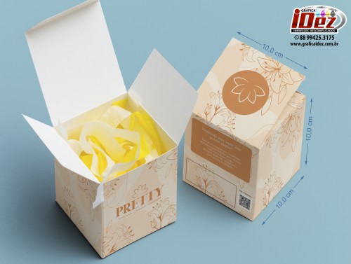 Caixa 10x10x10cm (Medidas plana 41x27,4cm) - Matriz IDEZ127